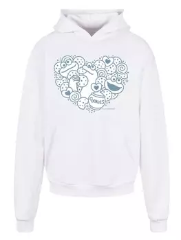 Пуловер F4NT4STIC Heavy Sesamstrae Cookies from the heart, белый