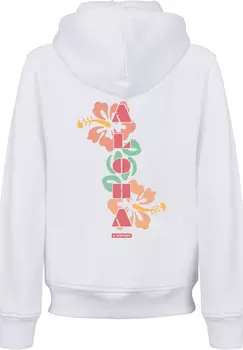 Пуловер F4NT4STIC Hoodie Aloha, белый