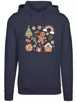 Пуловер F4NT4STIC Hoodie Christmas Vibes Cozy Cute Winter, цвет marineblau