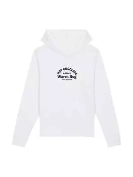 Пуловер F4NT4STIC Hoodie Cozy Hot Cocoa Warm Hug Winter Vibes, белый