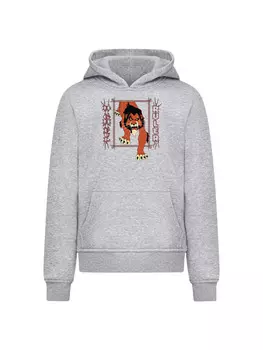 Пуловер F4NT4STIC Hoodie Disney Bsewichte Ruler, пятнистый серый