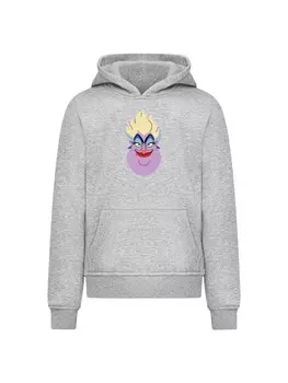 Пуловер F4NT4STIC Hoodie Disney Bsewichte Ursula Face, пятнистый серый