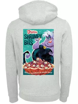 Пуловер F4NT4STIC Hoodie Disney Villians Ursula Shrimpy Bits, пятнистый серый