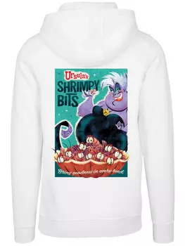 Пуловер F4NT4STIC Hoodie Disney Villians Ursula Shrimpy Bits, белый