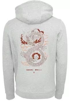 Пуловер F4NT4STIC Hoodie Dragon fire, цвет grau meliert