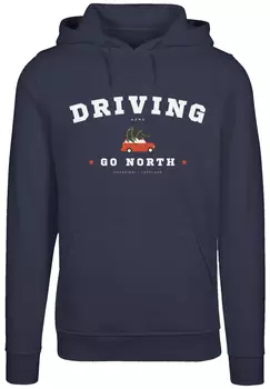 Пуловер F4NT4STIC Hoodie Driving Home Christmas, темно синий