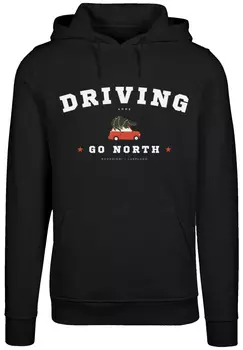 Пуловер F4NT4STIC Hoodie Driving Home Weihnachten PLUSSIZE, черный