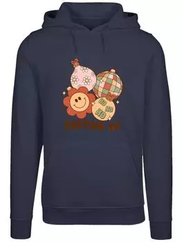 Пуловер F4NT4STIC Hoodie Festive AF Christmas Tree Balls, цвет marineblau