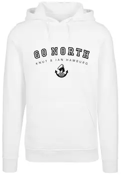 Пуловер F4NT4STIC Hoodie Go North, белый