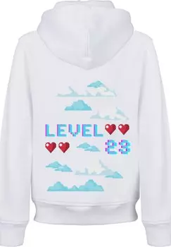 Пуловер F4NT4STIC Hoodie Happy New Year Silvester 2023, белый