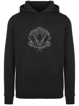 Пуловер F4NT4STIC Hoodie Harry Potter Slytherin Seal, черный