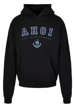 Пуловер F4NT4STIC Hoodie Hoodie Ahoi Knut & Jan Hamburg, черный