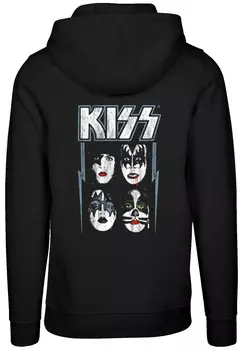 Пуловер F4NT4STIC Hoodie Kiss Rock Music Band Made For Lovin' You, черный