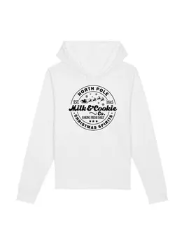 Пуловер F4NT4STIC Hoodie Milk and Cookie Bakery Retro Weihnachten, белый