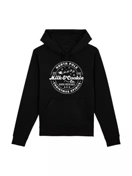 Пуловер F4NT4STIC Hoodie Milk and Cookie Bakery Retro Weihnachten, черный