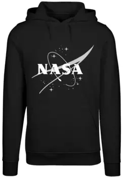 Пуловер F4NT4STIC Hoodie NASA Logo Meatball PHIBER METAVERSE FASHION, черный