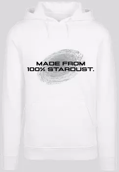 Пуловер F4NT4STIC Hoodie PHIBER SpaceOne MADE FROM 100% STARDUST, белый