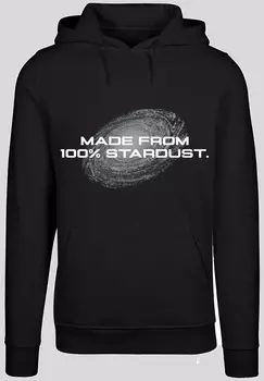 Пуловер F4NT4STIC Hoodie PHIBER SpaceOne MADE FROM 100% STARDUST, черный