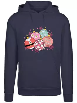 Пуловер F4NT4STIC Hoodie Pink Cute Christmas Tree Balls, цвет marineblau