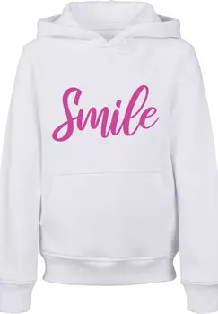 Пуловер F4NT4STIC Hoodie Pink Smile UNISEX HOODIE, белый