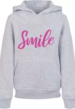 Пуловер F4NT4STIC Hoodie Pink Smile UNISEX HOODIE, цвет grau meliert