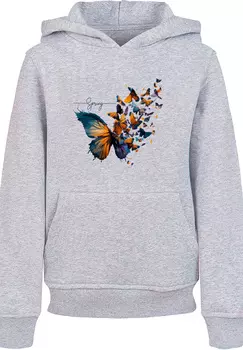 Пуловер F4NT4STIC Hoodie Schmetterling Frhling, цвет grau meliert