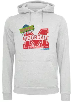 Пуловер F4NT4STIC Hoodie Sex Education Moordale M Collage Netflix TV Series, цвет grau meliert