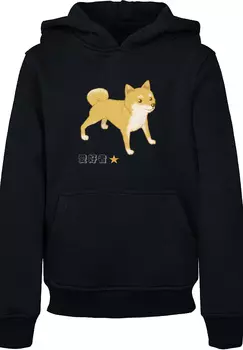 Пуловер F4NT4STIC Hoodie Shiba Inu Hund, черный
