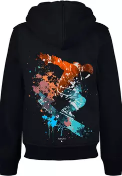 Пуловер F4NT4STIC Hoodie Snowboarder, черный