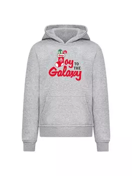 Пуловер F4NT4STIC Hoodie Star Wars Joy to the Galaxy XMAS, пятнистый серый