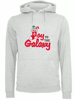 Пуловер F4NT4STIC Hoodie Star Wars Joy to the Galaxy XMAS, пятнистый серый
