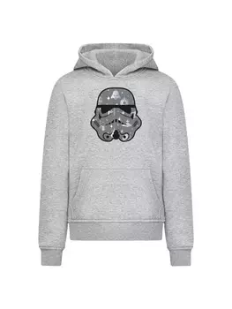 Пуловер F4NT4STIC Hoodie Star Wars Trooper XMAS, пятнистый серый