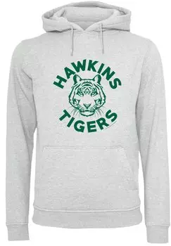 Пуловер F4NT4STIC Hoodie Stranger Things Hawkins Tigers Netflix TV Series, цвет grau meliert