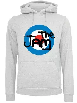 Пуловер F4NT4STIC Hoodie The Jam Band Classic Logo, пятнистый серый