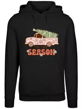 Пуловер F4NT4STIC Hoodie Tis The Season Christmas Drivin Home, черный