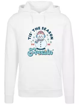 Пуловер F4NT4STIC Hoodie Tis The Season to Be Freezin Winter, белый