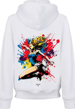 Пуловер F4NT4STIC Hoodie Tnzerin bunt, белый