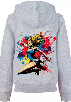 Пуловер F4NT4STIC Hoodie Tnzerin bunt, цвет grau meliert