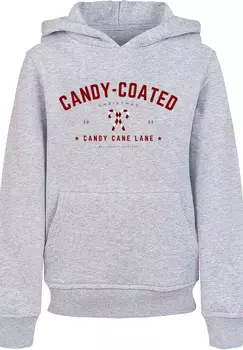 Пуловер F4NT4STIC Hoodie Weihnachten Candy Coated Christmas, цвет grau meliert