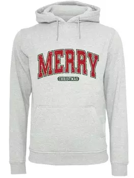 Пуловер F4NT4STIC Hoodie Weihnachten Varsity Retro, пятнистый серый