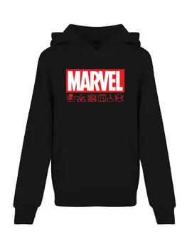 Пуловер F4NT4STIC Marvel Logo Waschsymbole, черный