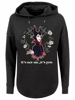 Пуловер F4NT4STIC Oversized Hoodie Disney Villians Maleficent Its Not Me, черный