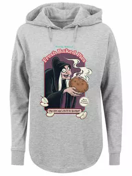 Пуловер F4NT4STIC Oversized Hoodie Disney Villians One Bite Fresh Baked Pies, серый