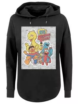 Пуловер F4NT4STIC Oversized Hoodie Sesamstrae 123, черный