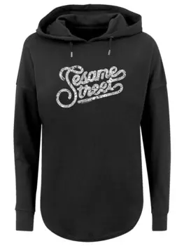 Пуловер F4NT4STIC Oversized Hoodie Sesamstrae Lettering, черный