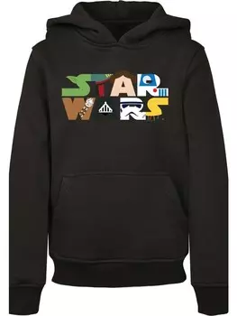 Пуловер F4NT4STIC Star Wars Character Logo, черный