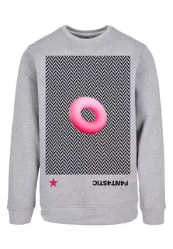 Пуловер F4NT4STIC Sweatshirt 3D PINK RING, цвет grau meliert