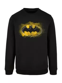 Пуловер F4NT4STIC Sweatshirt Batman Spray Logo, черный
