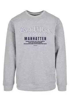 Пуловер F4NT4STIC Sweatshirt East Village Manhatten CREW, цвет grau meliert