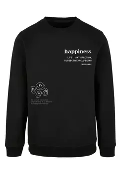 Пуловер F4NT4STIC Sweatshirt happiness CREWNECK, черный